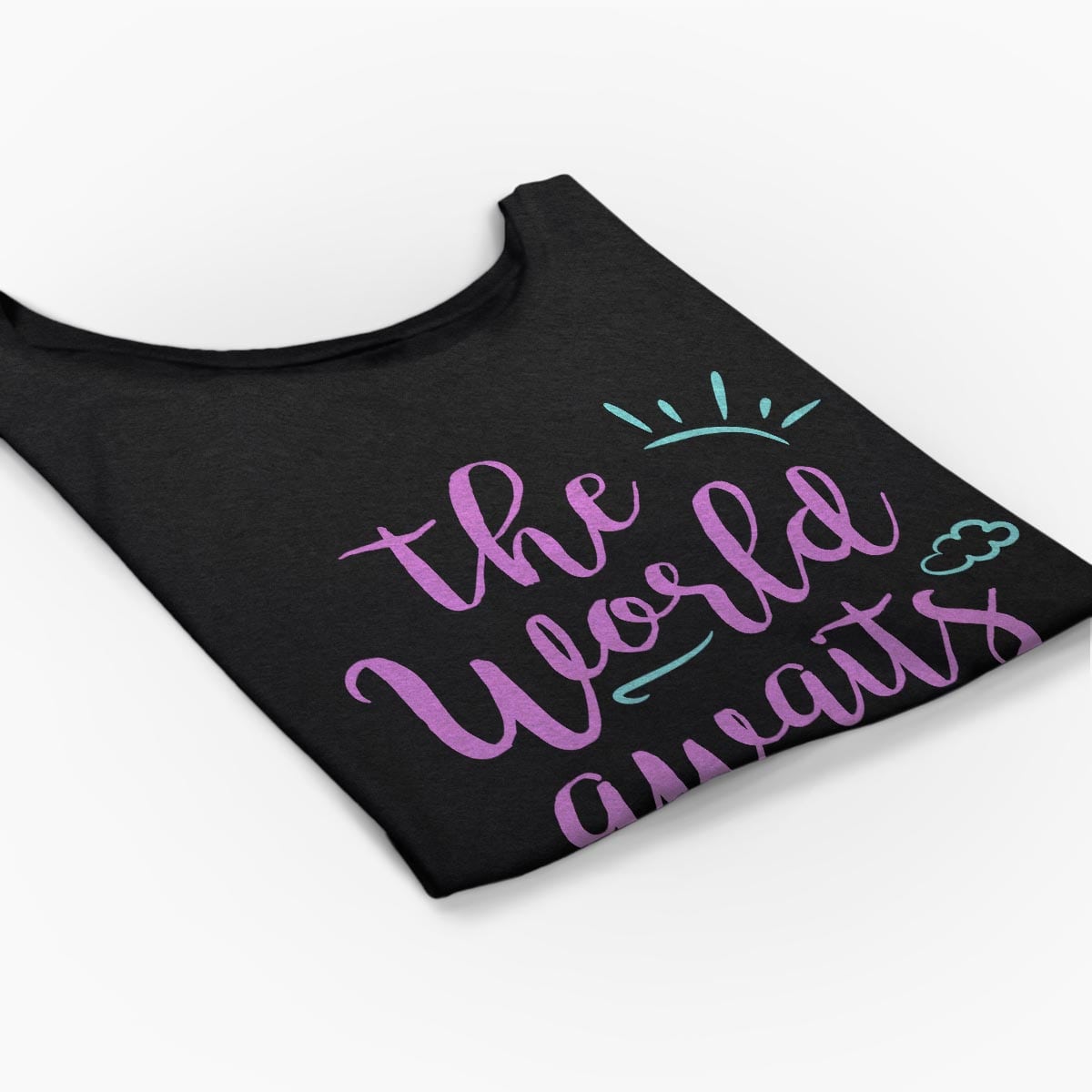 Tricou gravide The World Awaits You 7