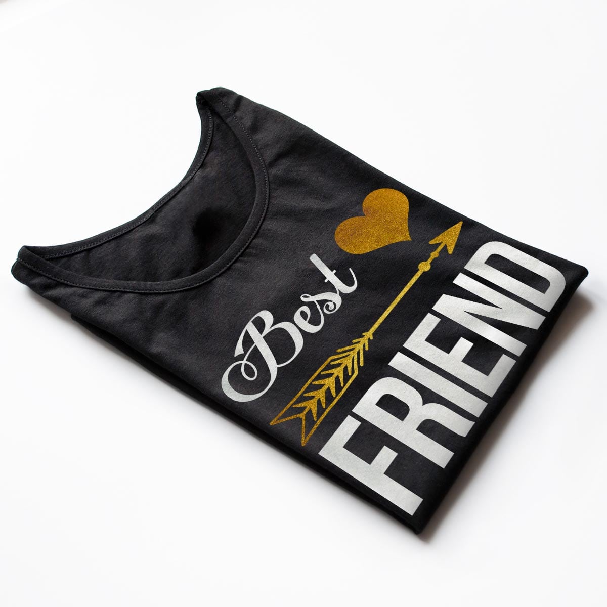 Tricouri BFF - Best Friends Forever - Gold