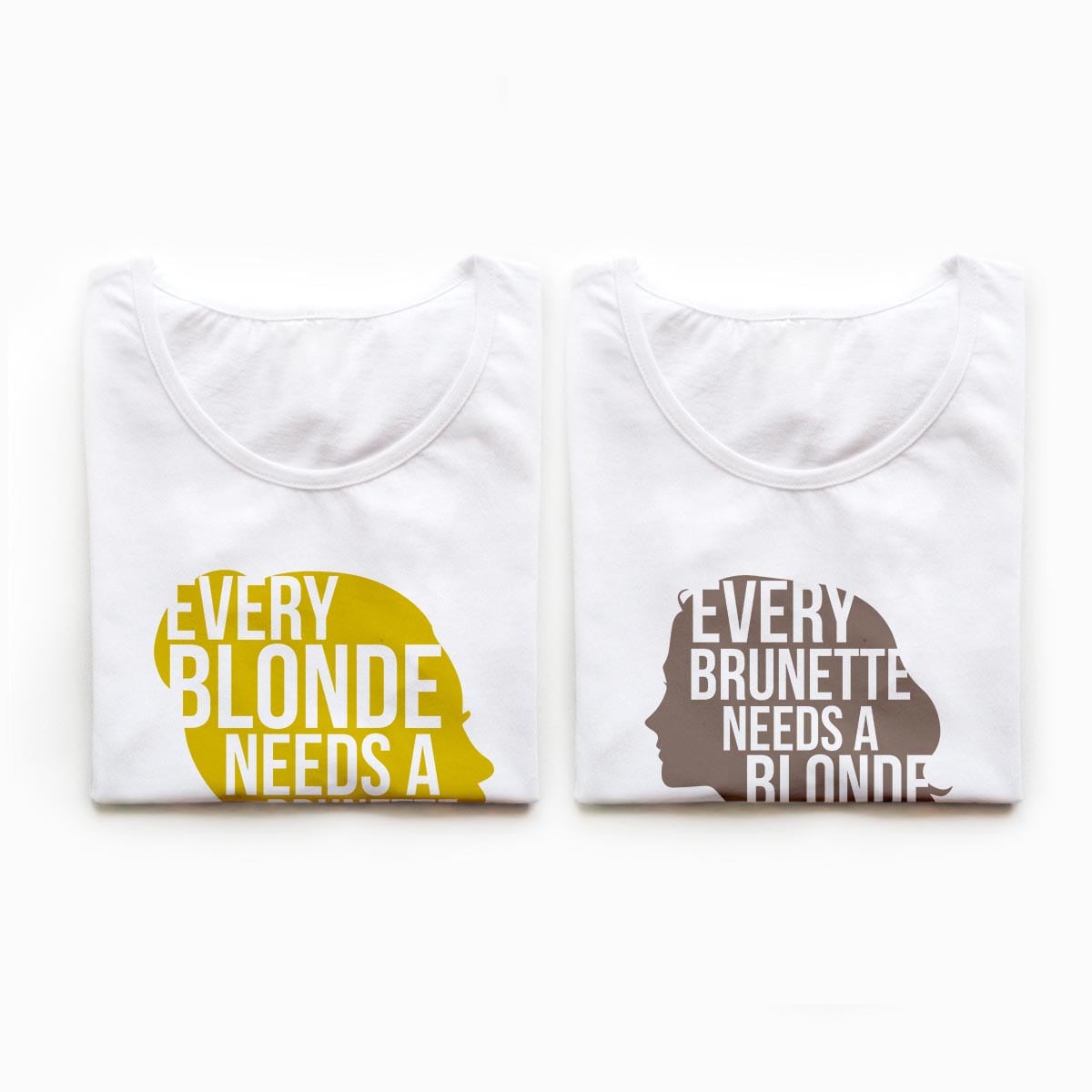 Tricouri BFF Blonde and Brunette