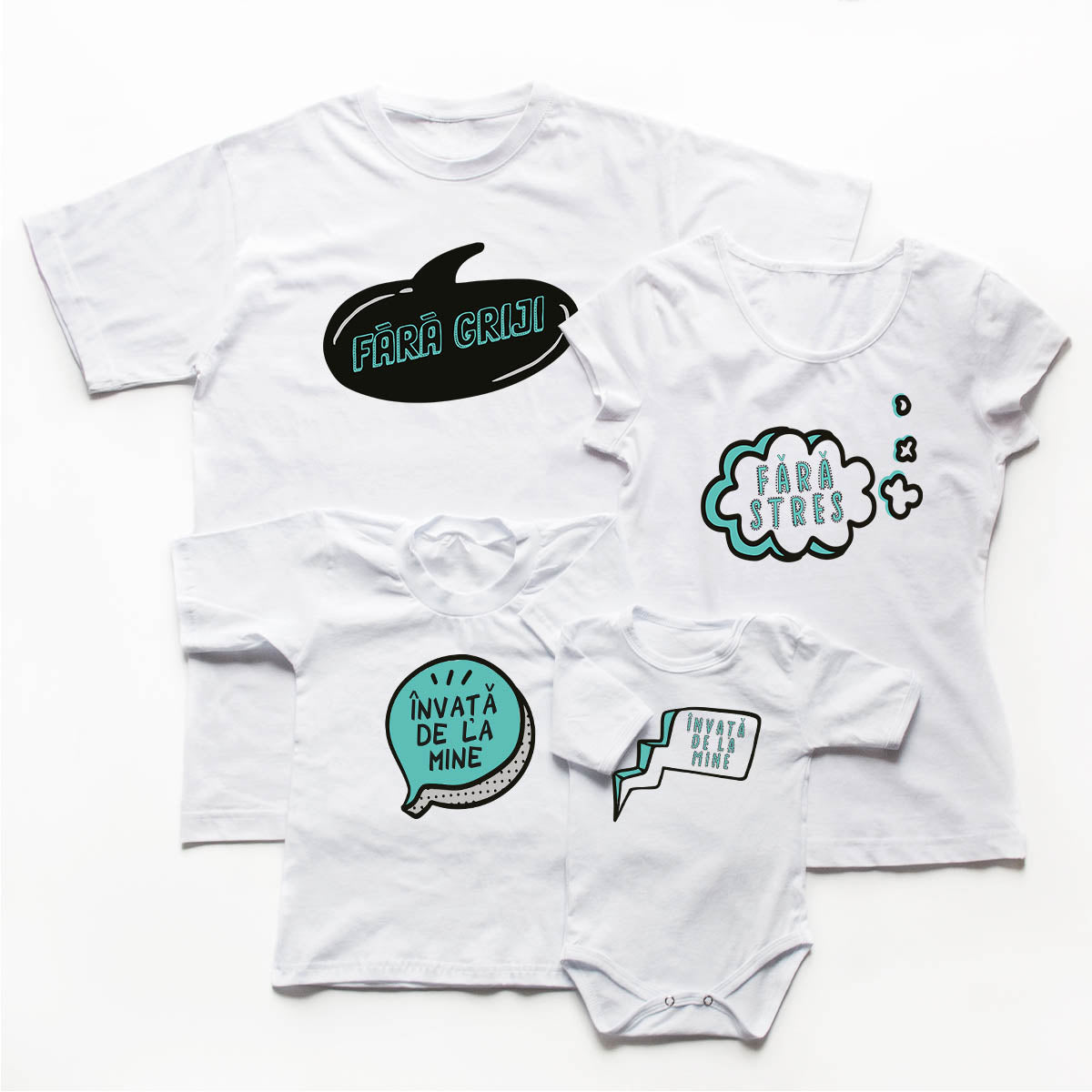 Tricouri Familie Fara Griji 1