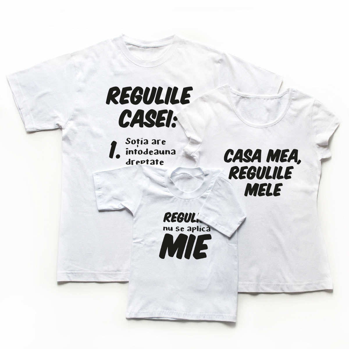 Tricouri Familie Reguli 1