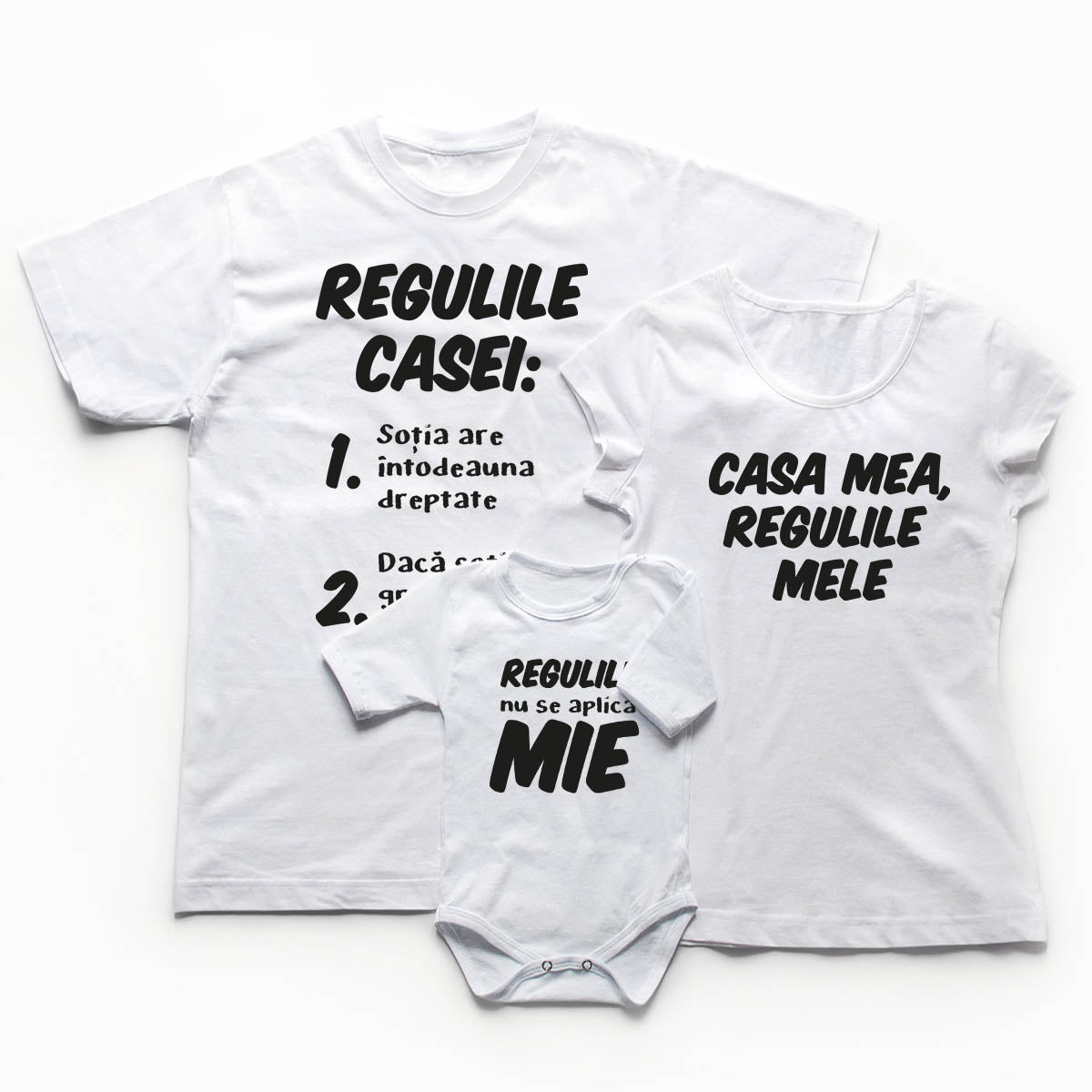 Tricouri Familie Reguli 1