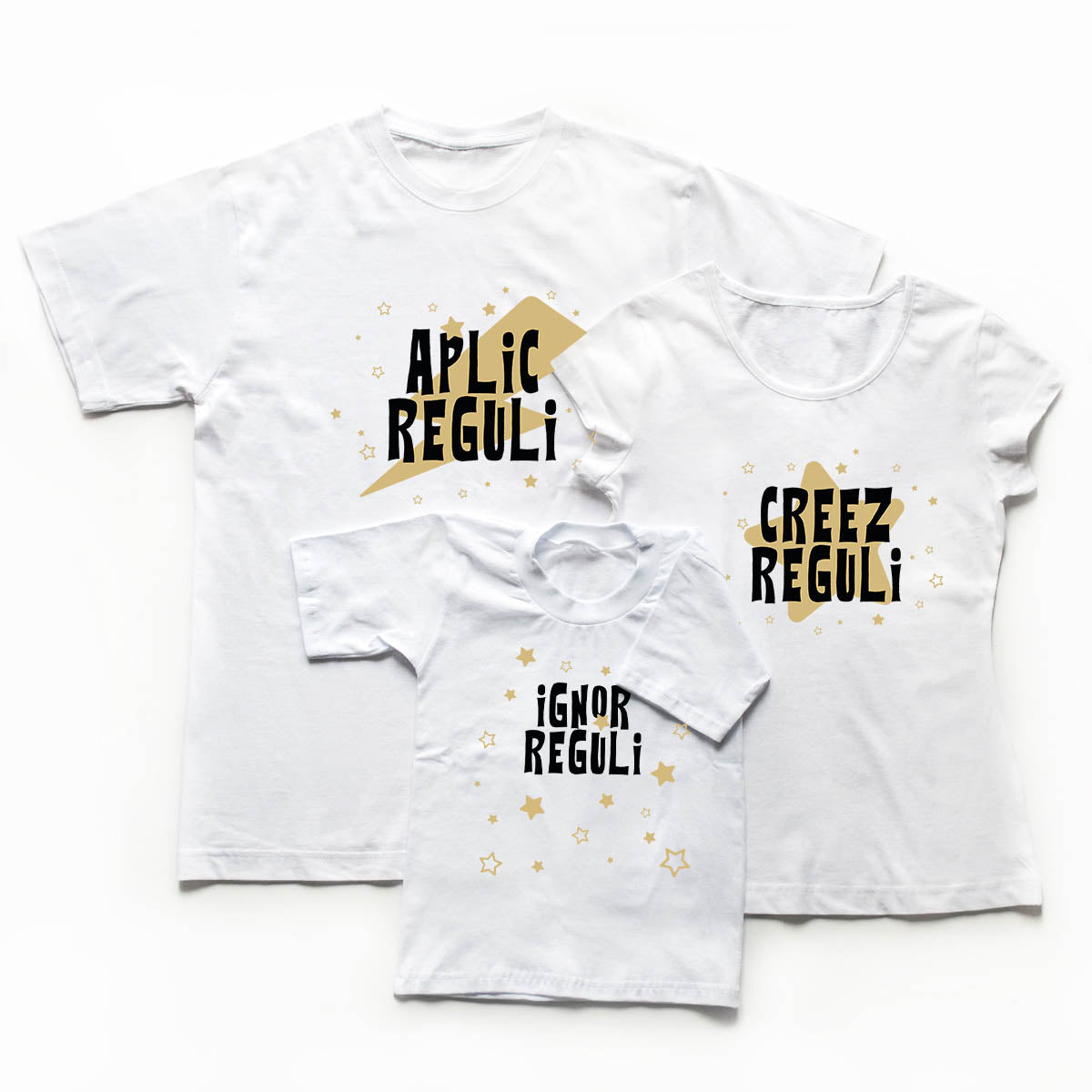 Tricouri Familie Regulile casei 1