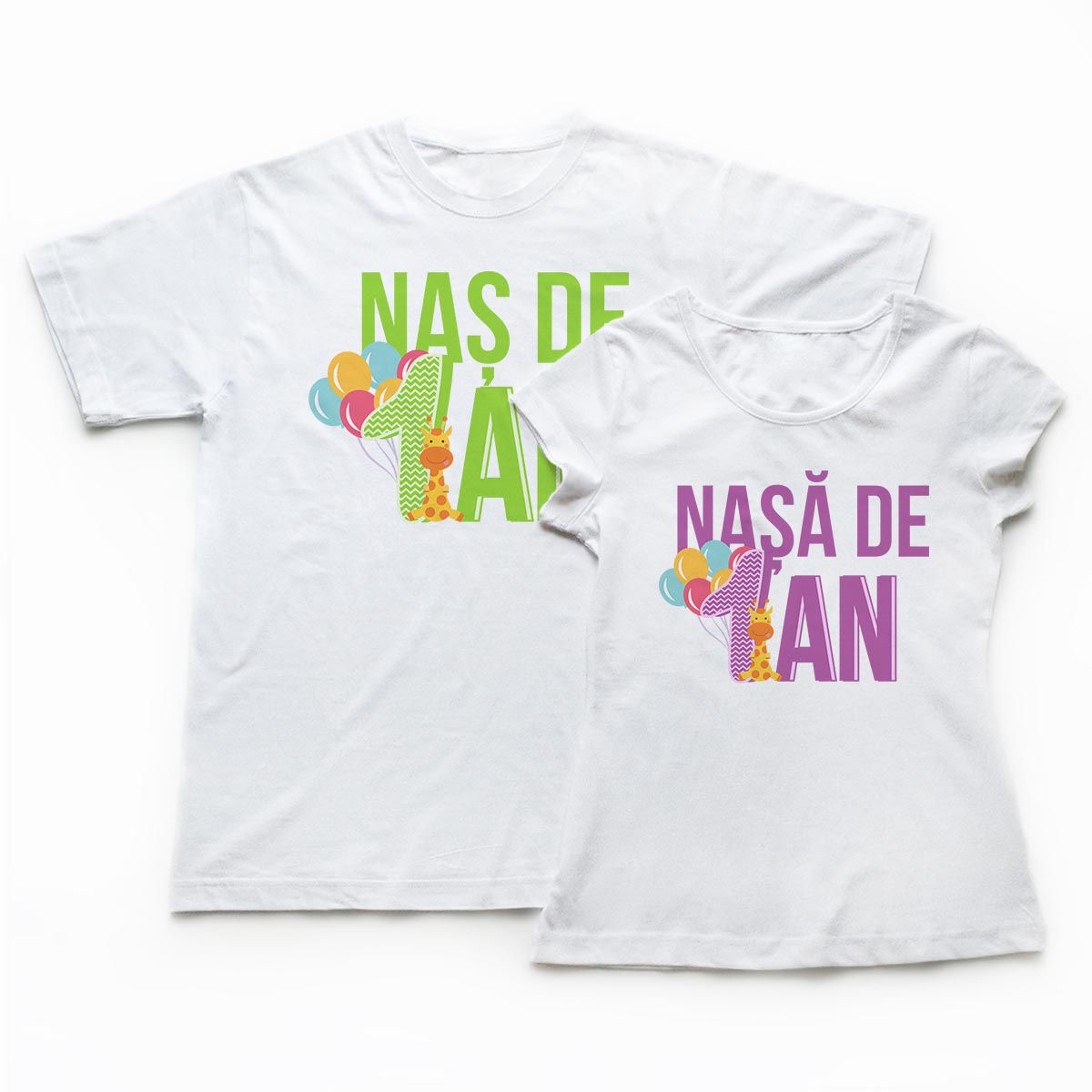 Tricouri aniversare Aniversare 1 an Nasi 1