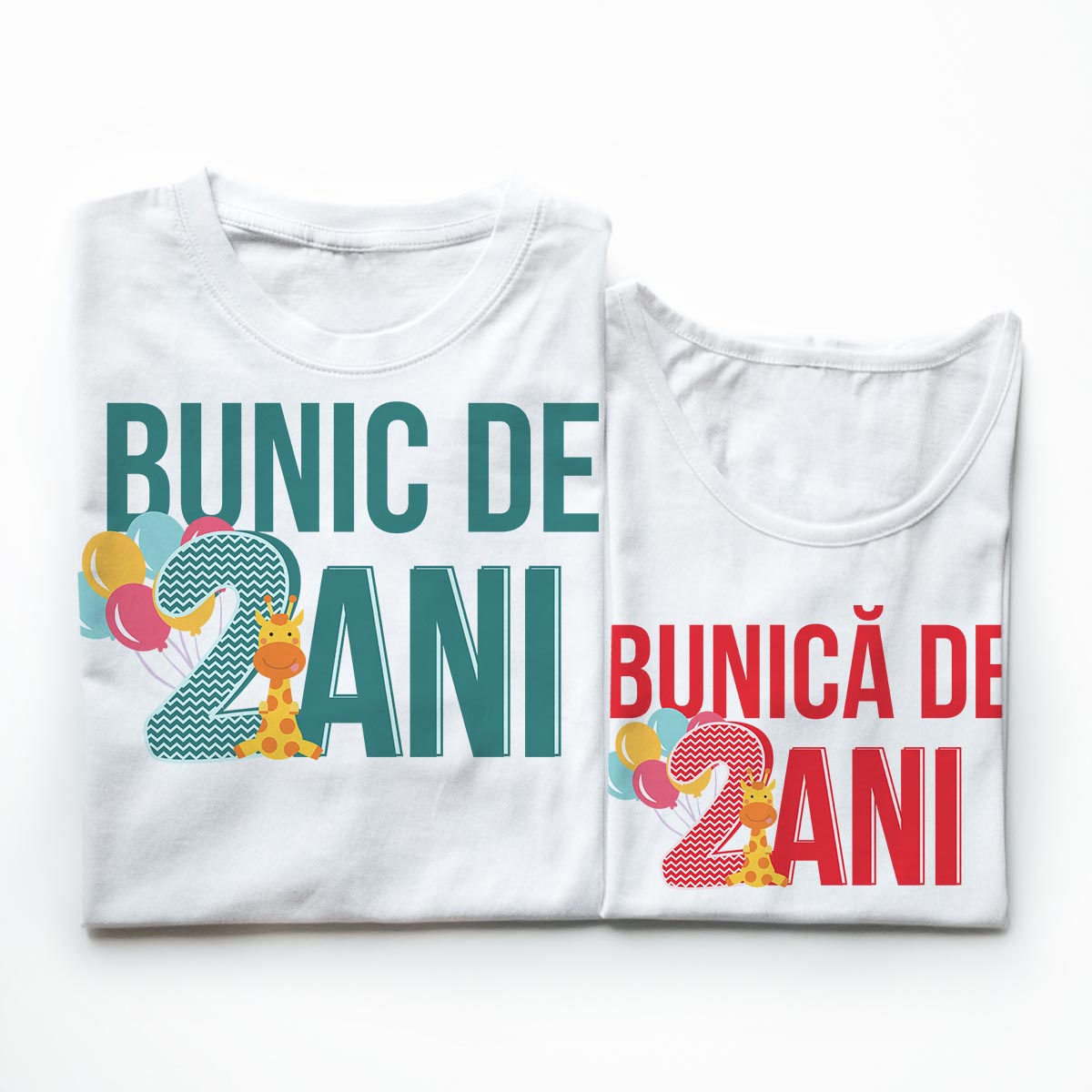 Tricouri aniversare Aniversare 2 ani Bunici 1