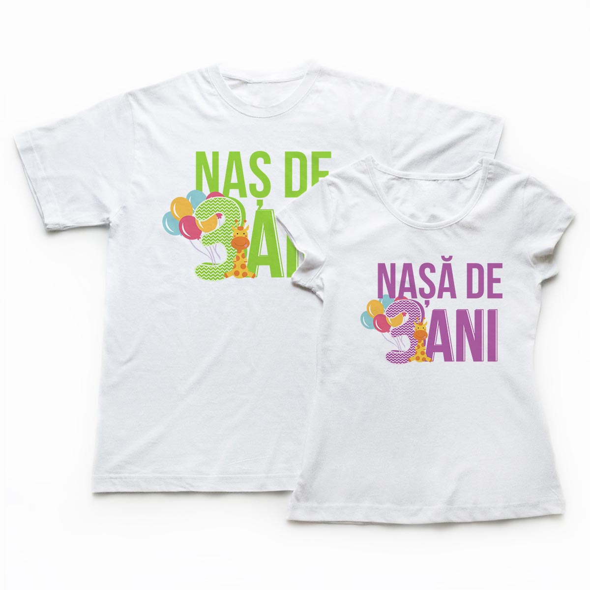 Tricouri aniversare Aniversare 3 ani Nasi 1