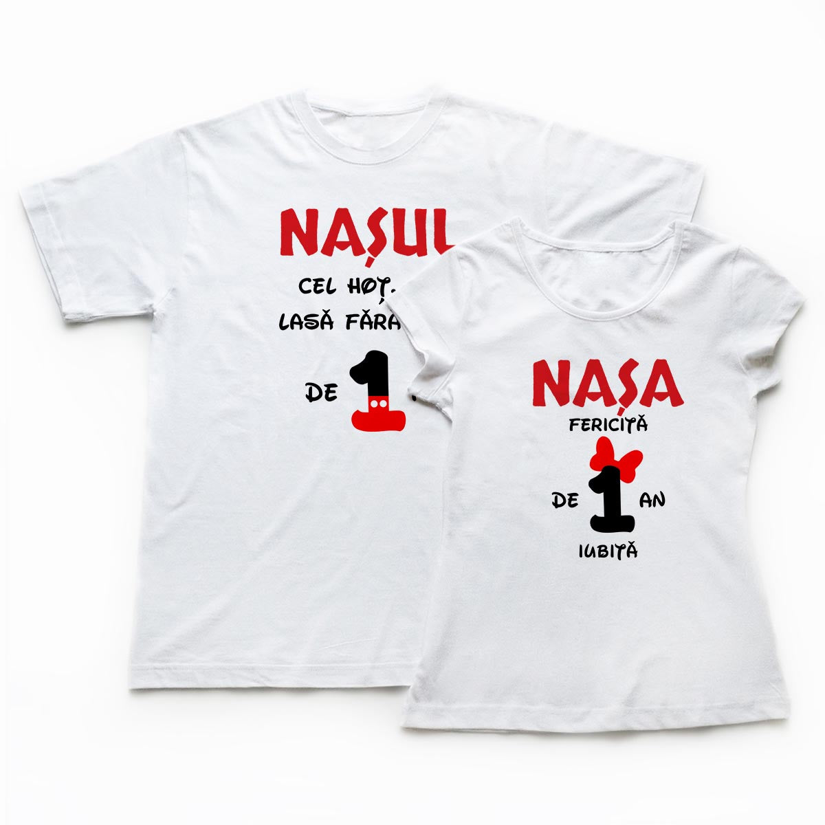 Tricouri aniversare Disney 1 an nasi 1