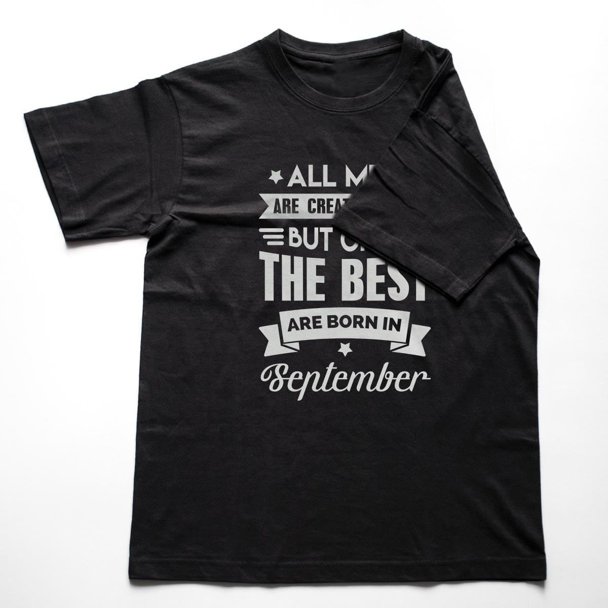 Tricouri aniversare - Nascut in septembrie 2