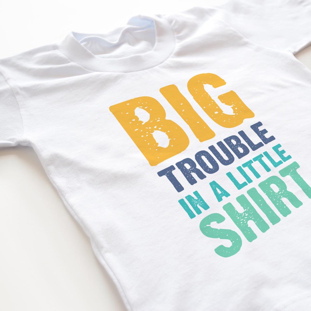 Tricouri copii - Set tricouri BIG Trouble - baietel1