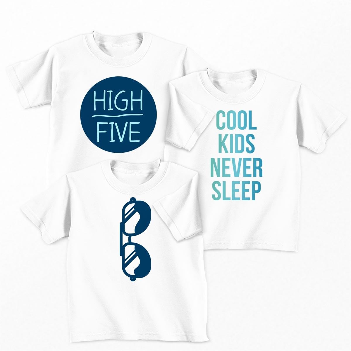 Tricouri copii - Set tricouri Cool Kid - baietel1