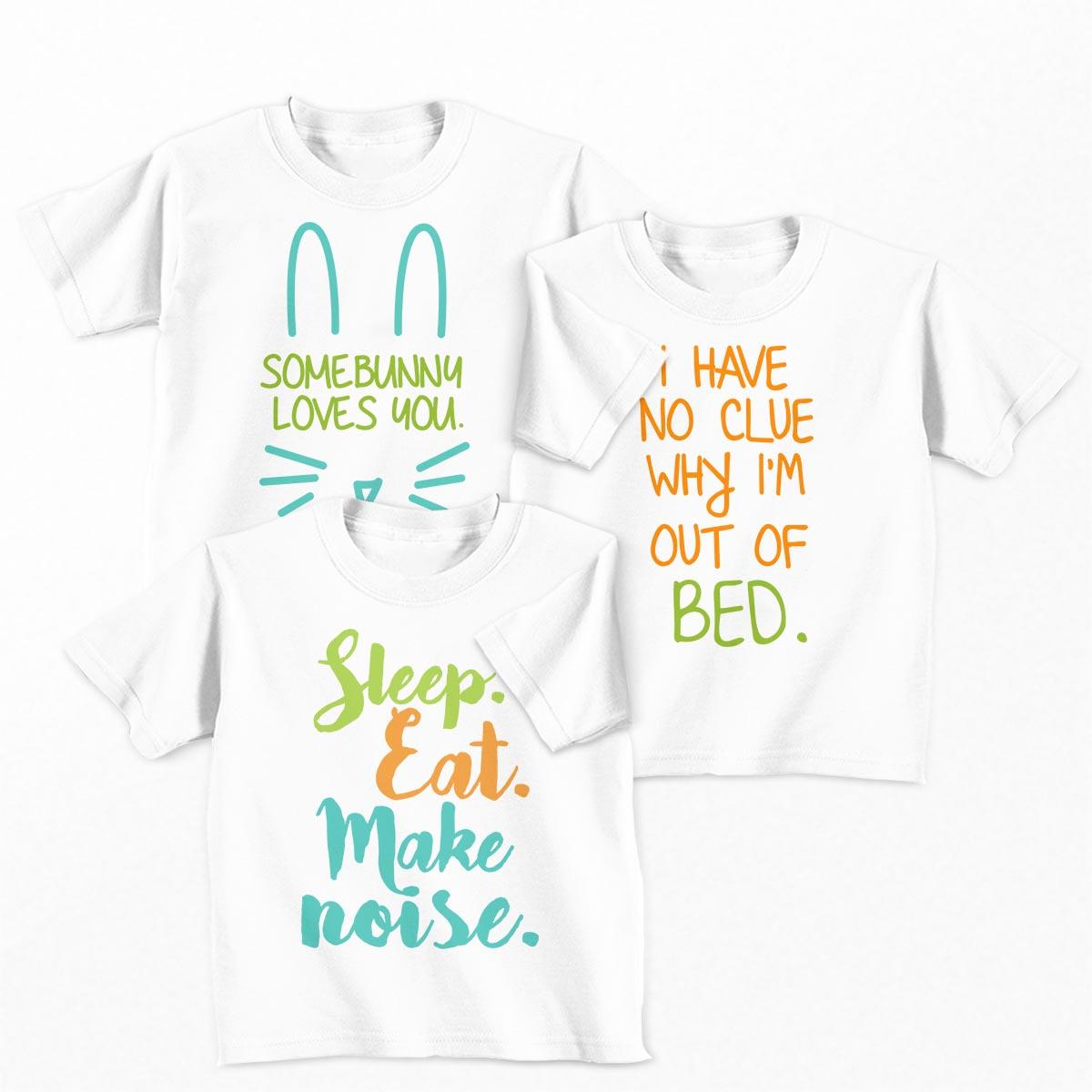 Tricouri copii - Set tricouri Little Bunny - baietel1