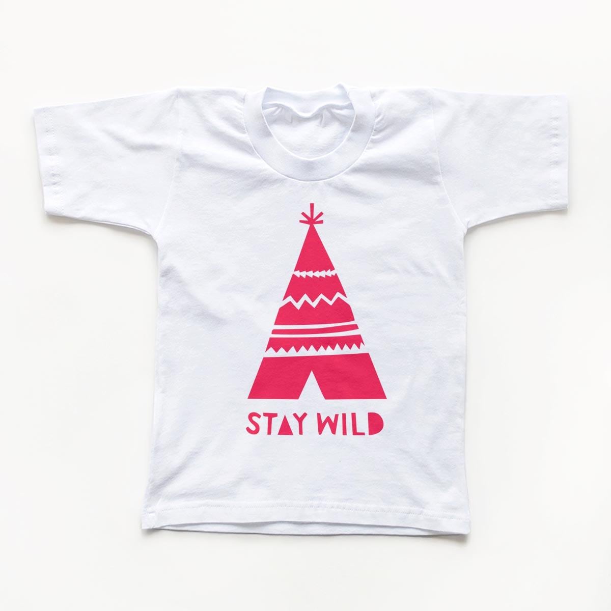 Tricouri copii - Set tricouri Stay Wild - fetita1