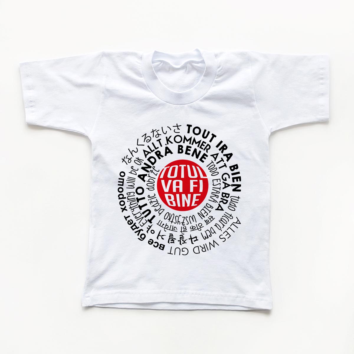 Tricouri copii be positive World Wide 2
