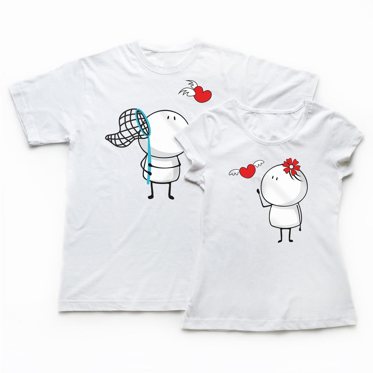 Tricouri cupluri Catch Love 1