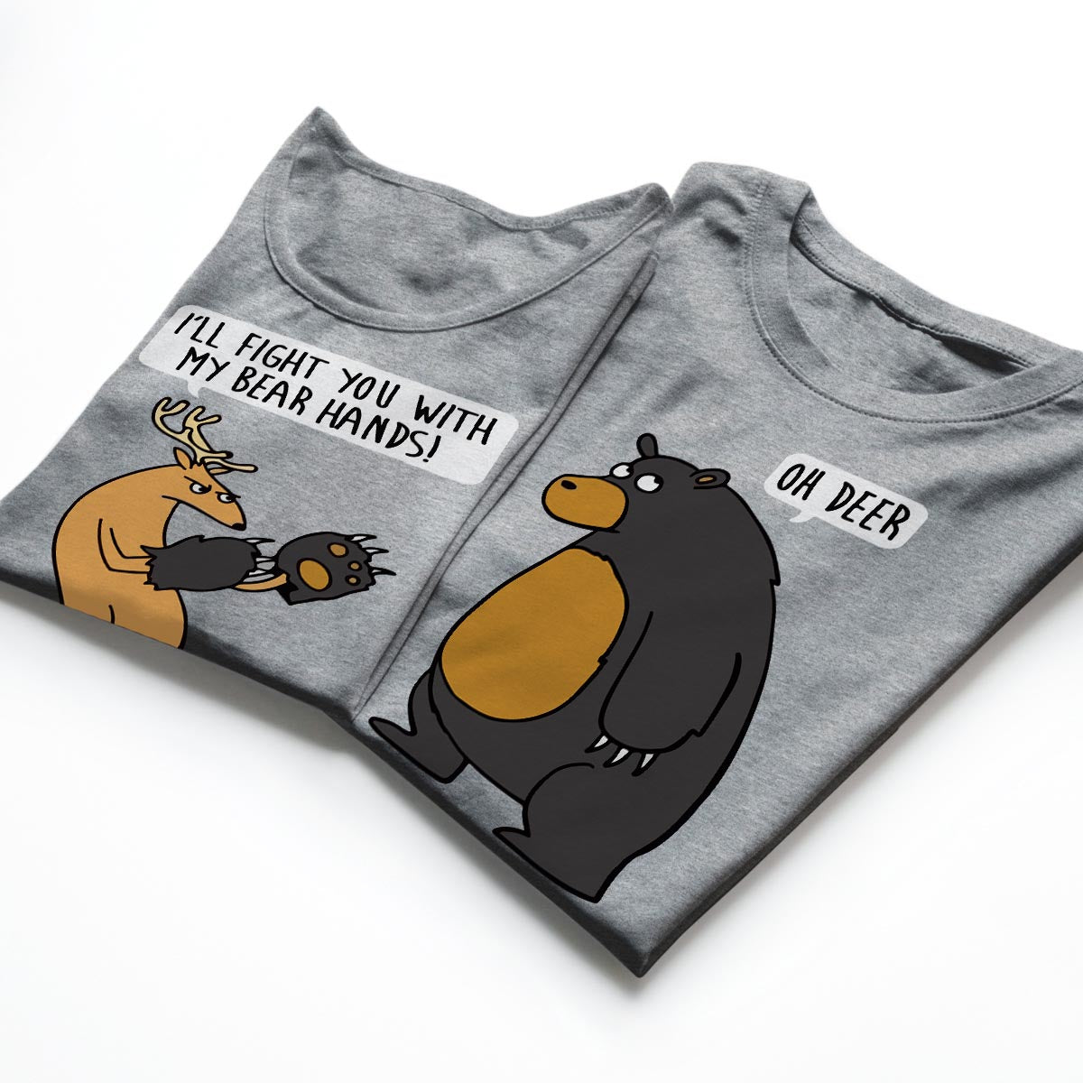 Tricouri cupluri Deer Bear 1