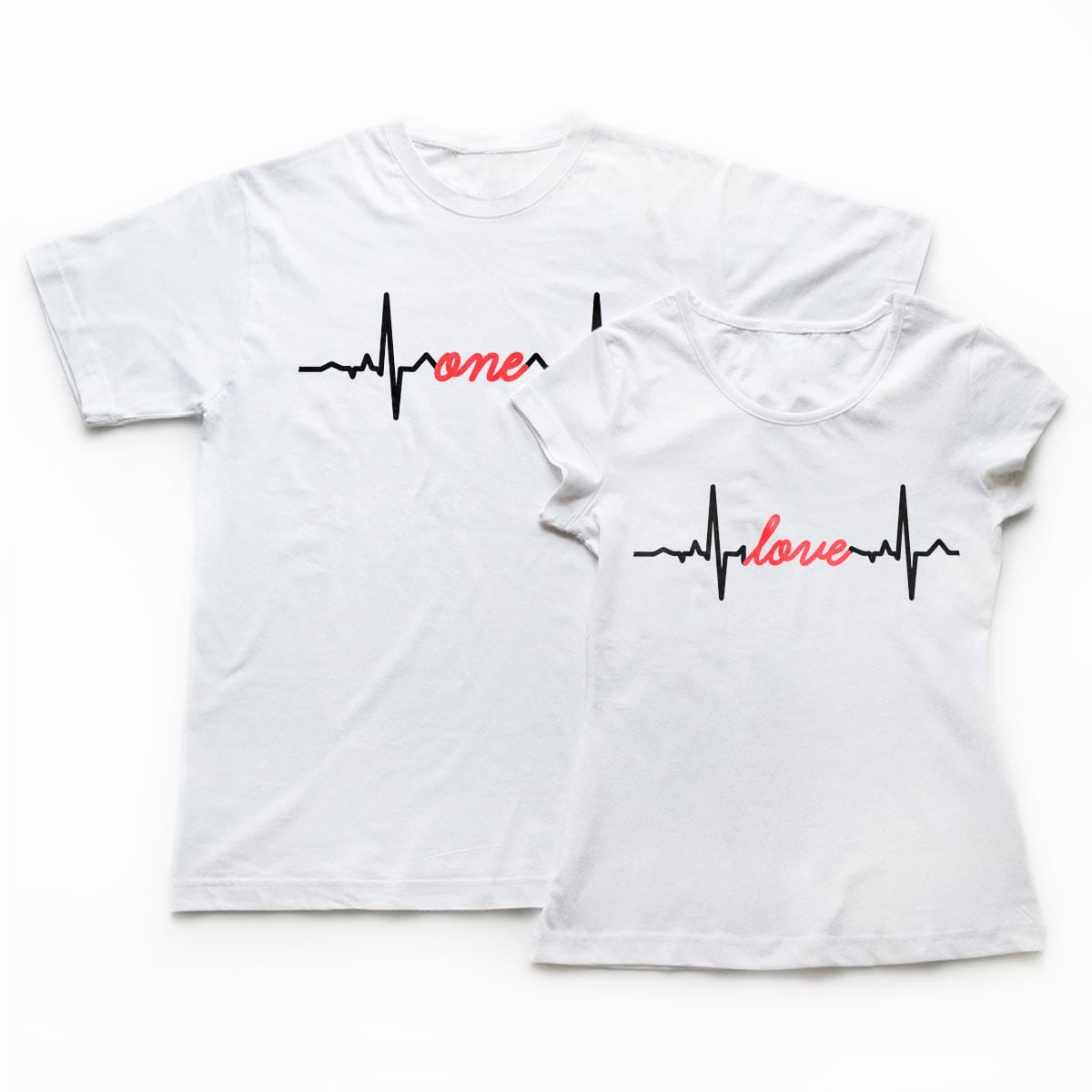 Tricouri cupluri Heartbeat