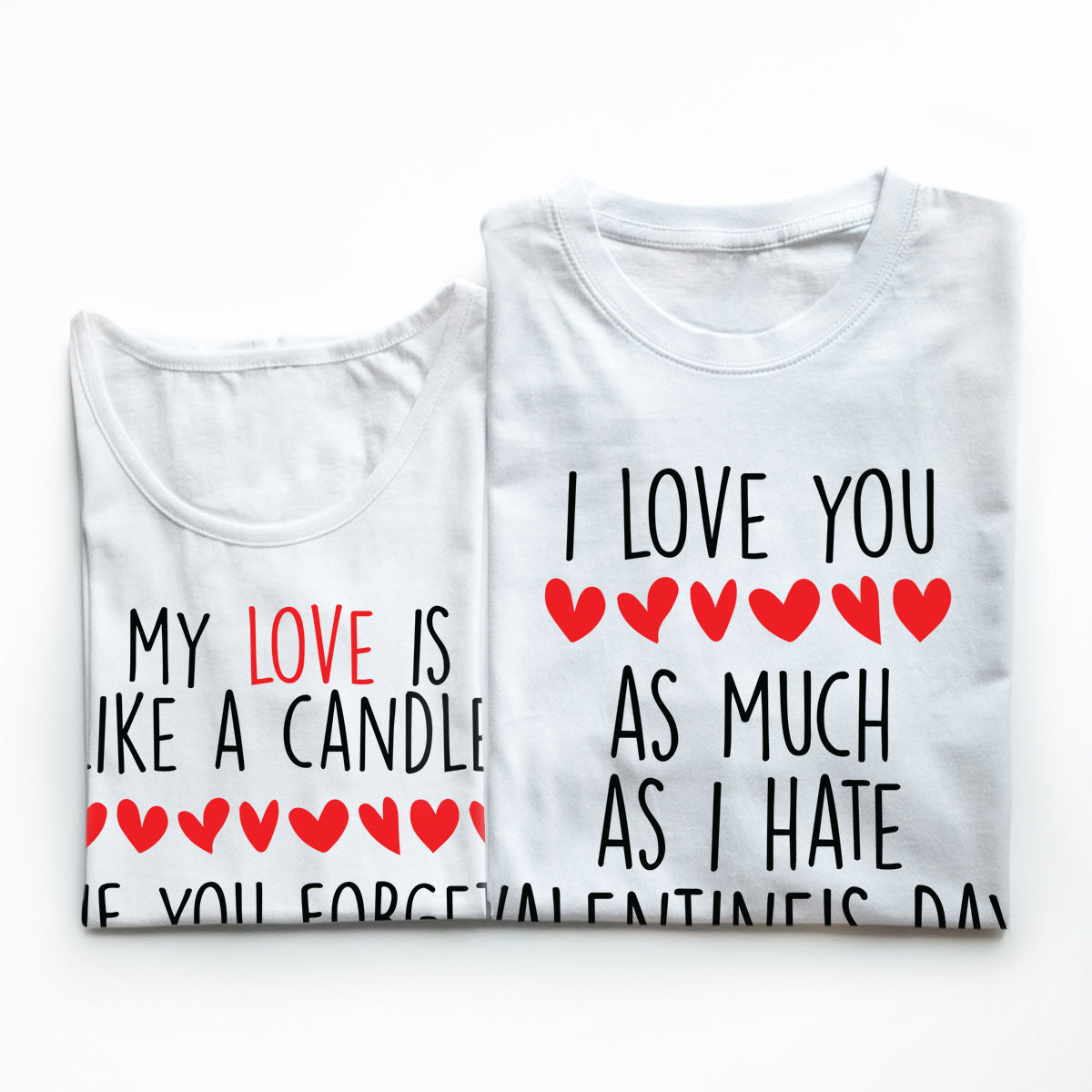 Tricouri cupluri Love Candle 01