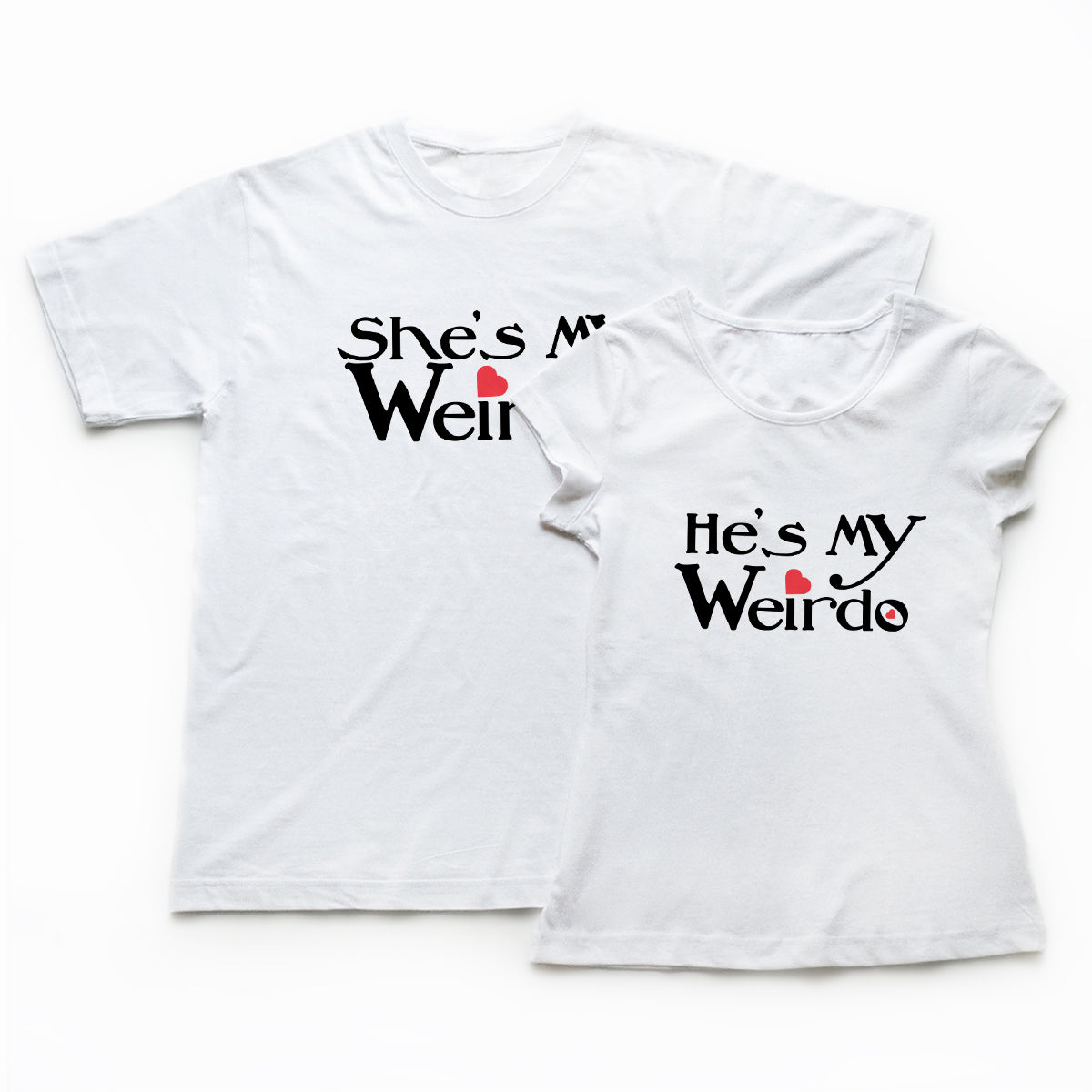 Tricouri cupluri Weirdo 1
