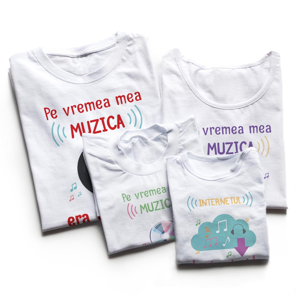 Tricouri famile music revolution 1