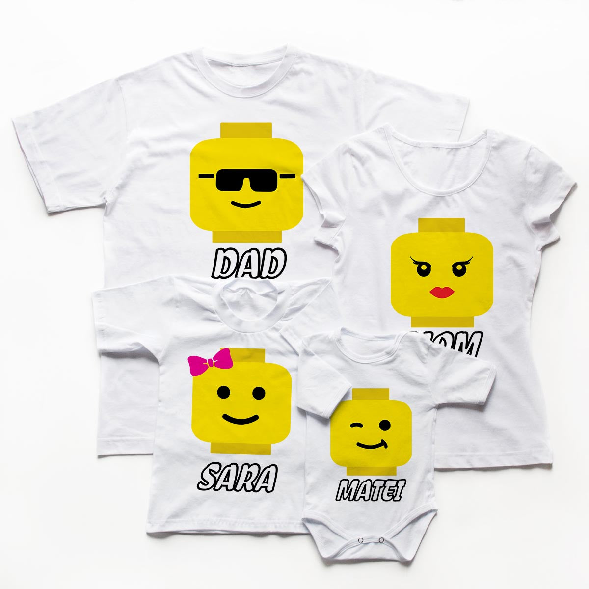 Tricouri familie Lego Family 1