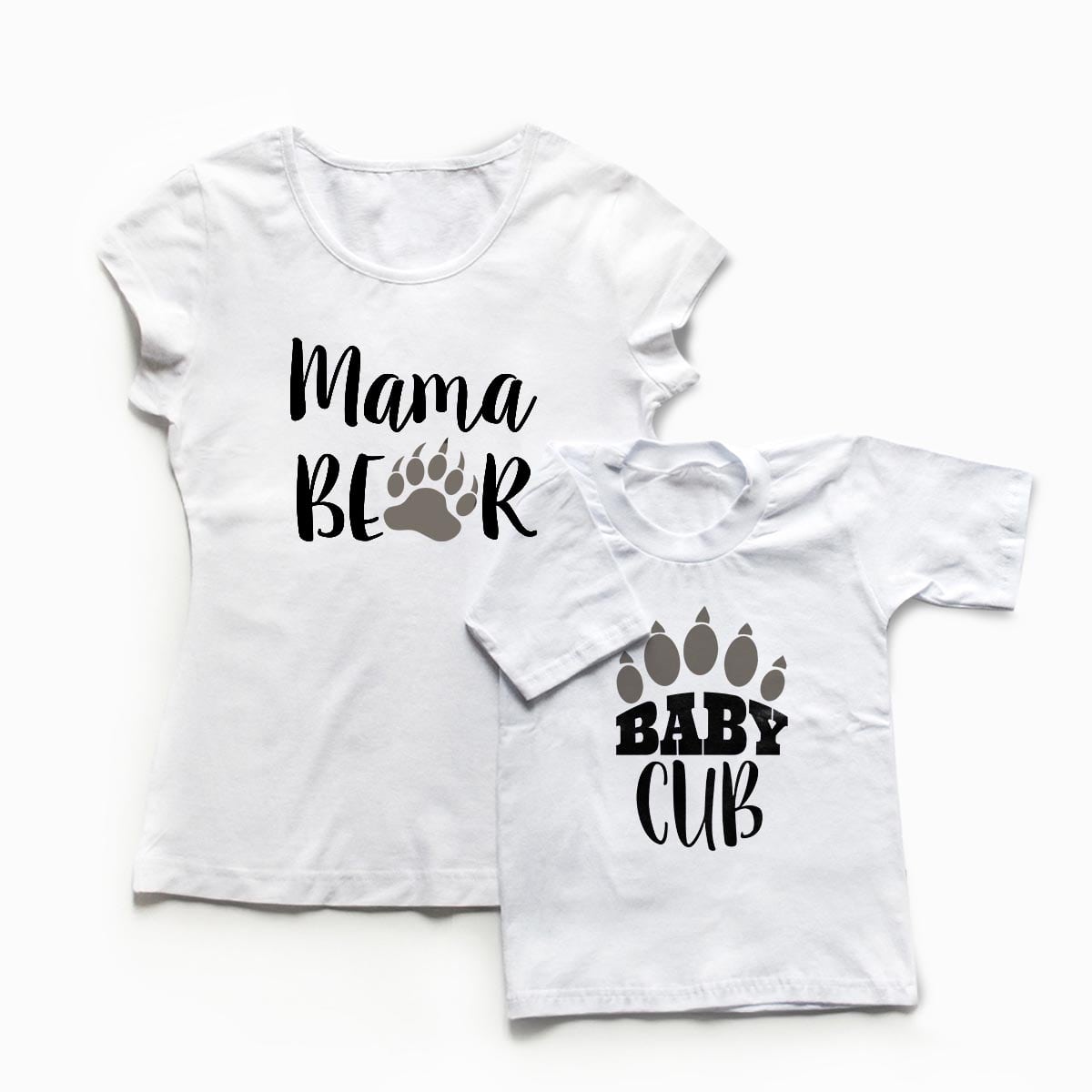 Tricouri familie Mama Bear & Cub 1