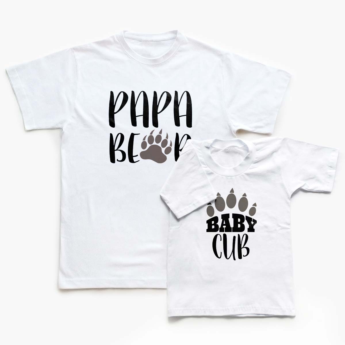Tricouri familie Papa Bear & Cub 2