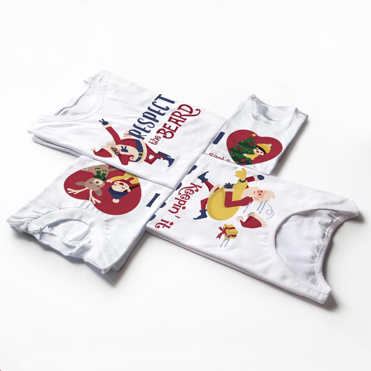 Tricouri familie Santa is Real 1