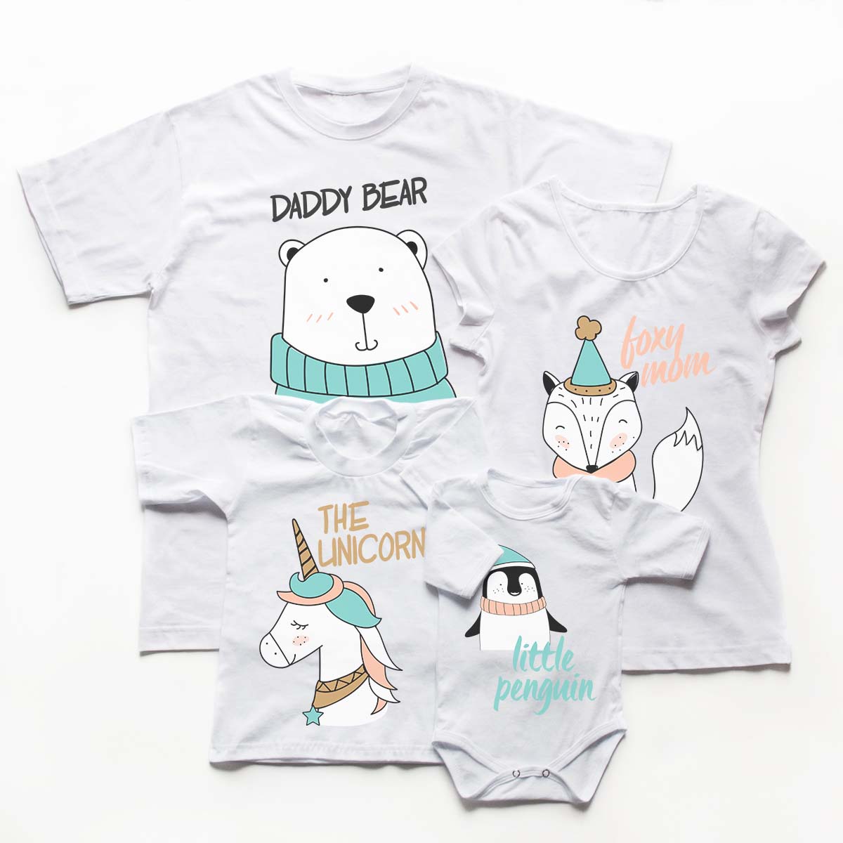 Tricouri familie Winter Sketch 9