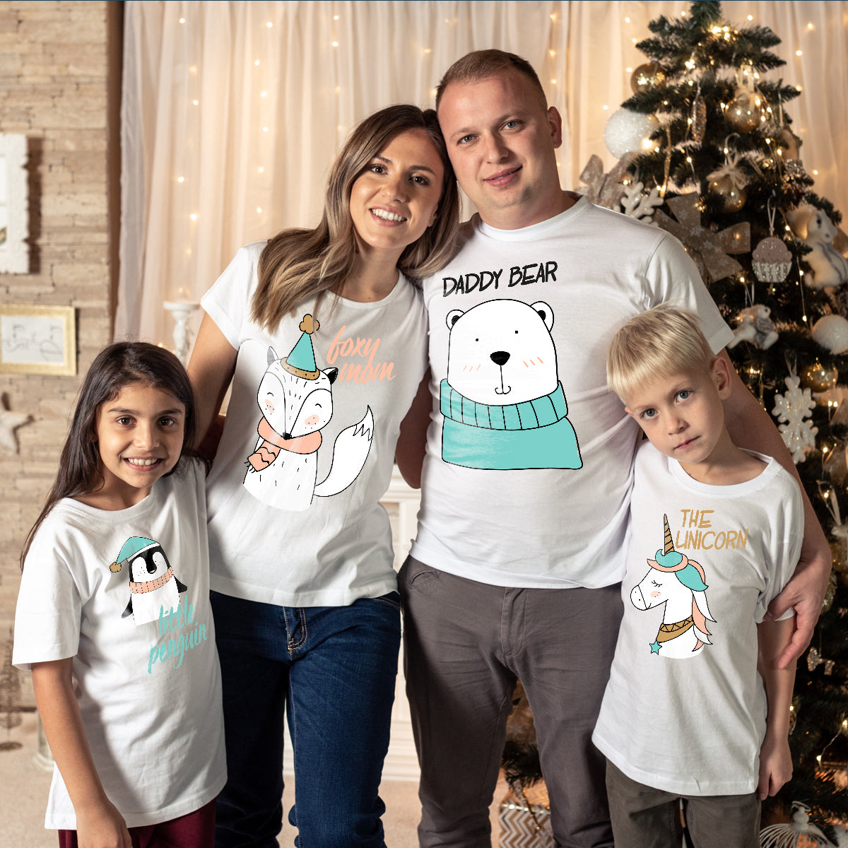 Tricouri familie Winter Sketch 9