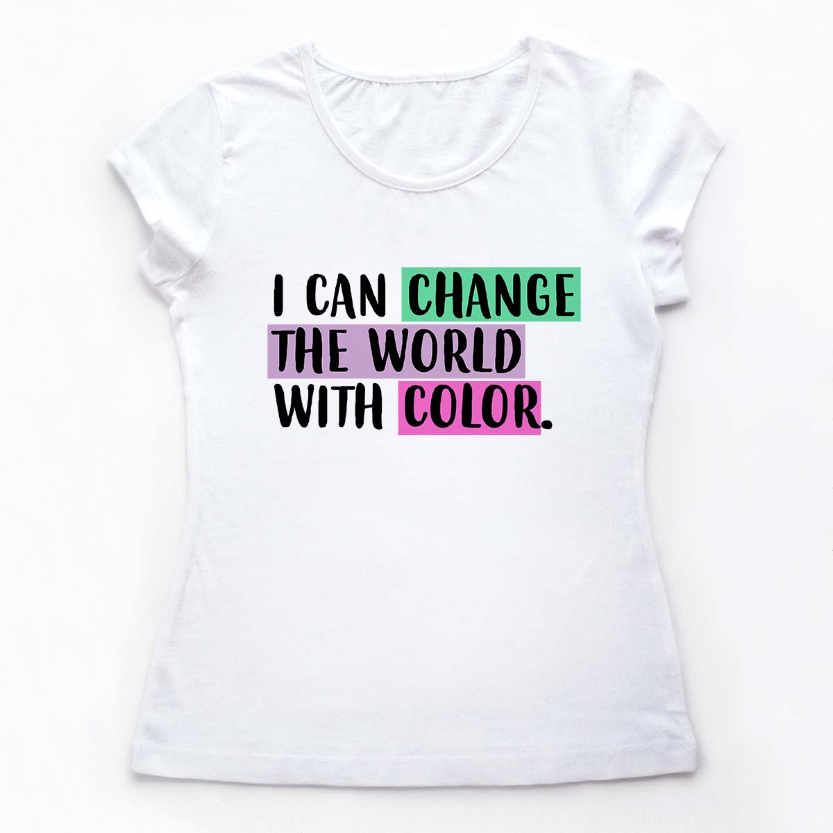 Tricouri nail art Change the World 2