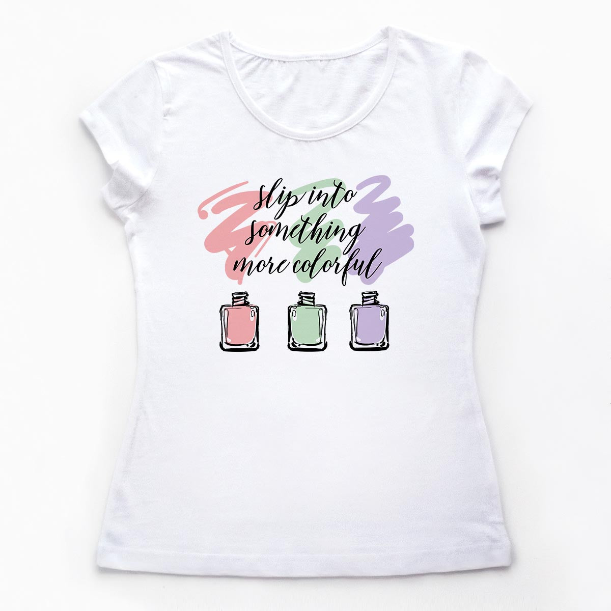 Tricouri nail art Colorful 1