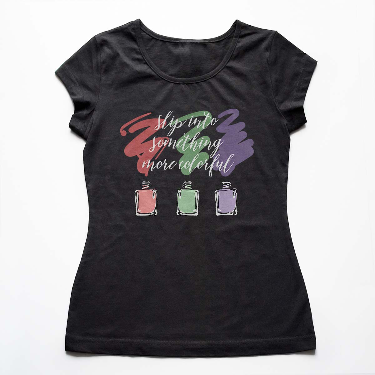 Tricouri nail art Colorful 1