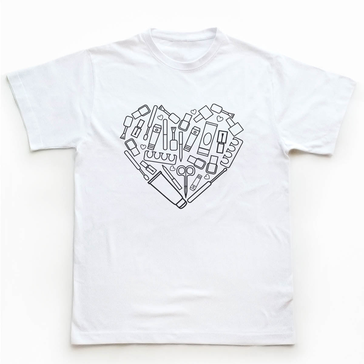 Tricouri nail art Heart 6