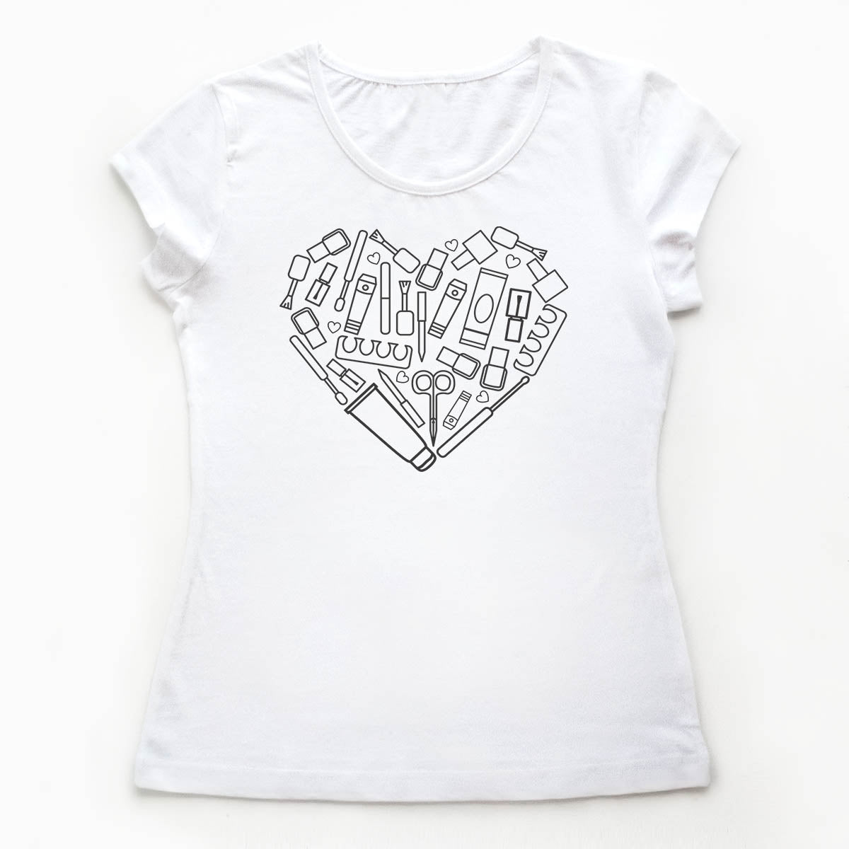 Tricouri nail art Heart 6