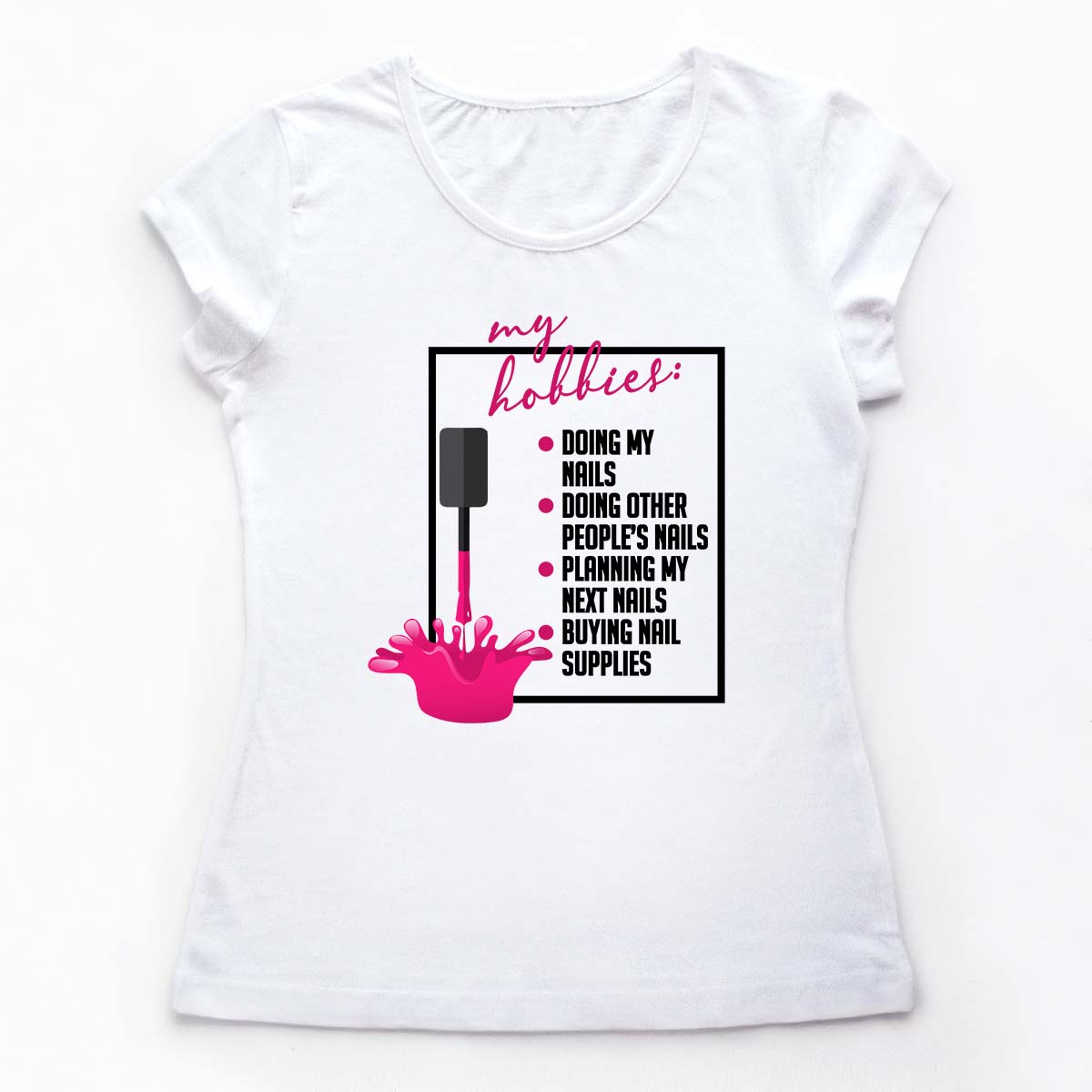 Tricouri nail art Hobbies 1