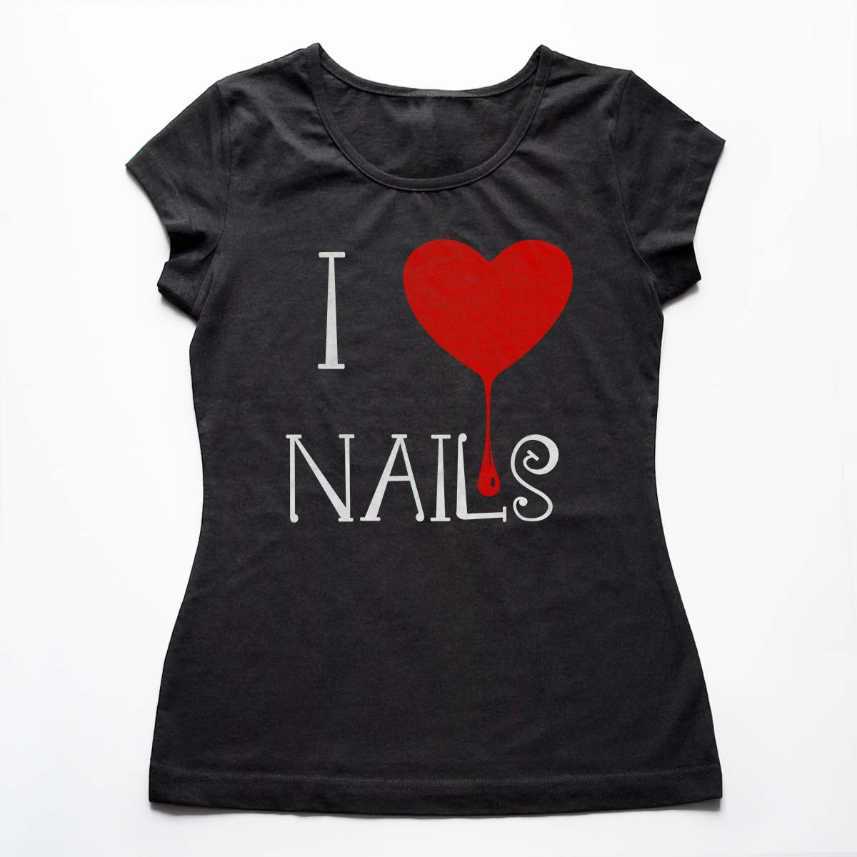 Tricouri nail art I Love Nails 1