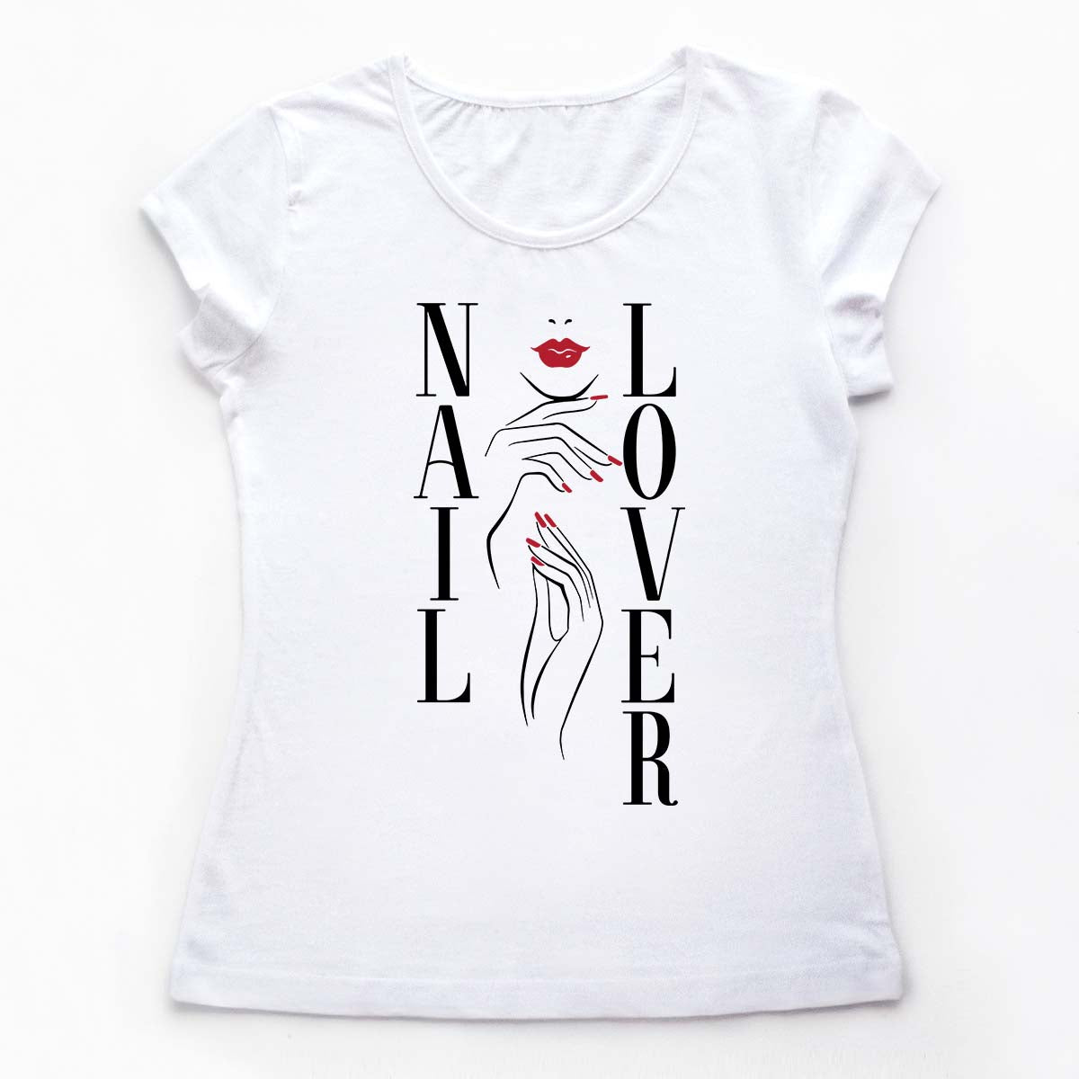 Tricouri nail art Nail Lover 1