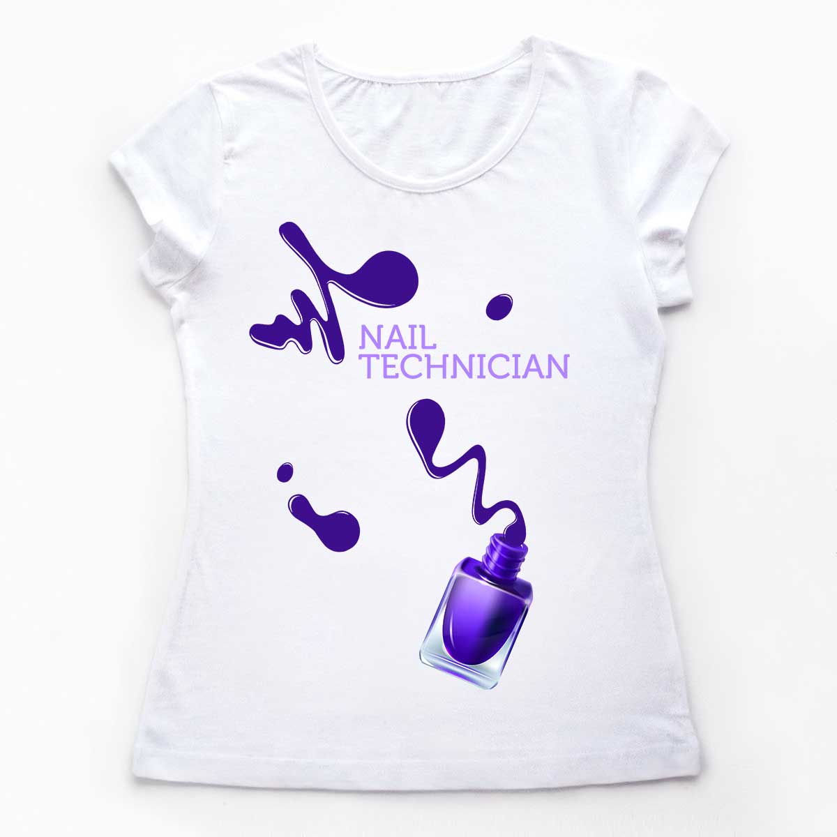 Tricouri nail art Nail Technician 1