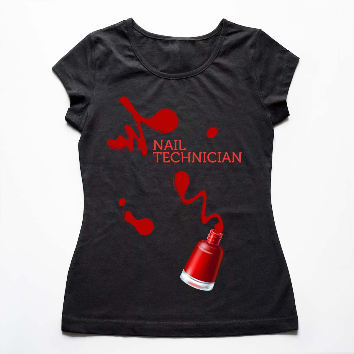 Tricouri nail art Nail Technician 1