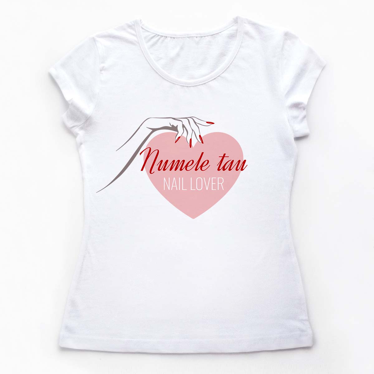 Tricouri nail art Numele tau 1