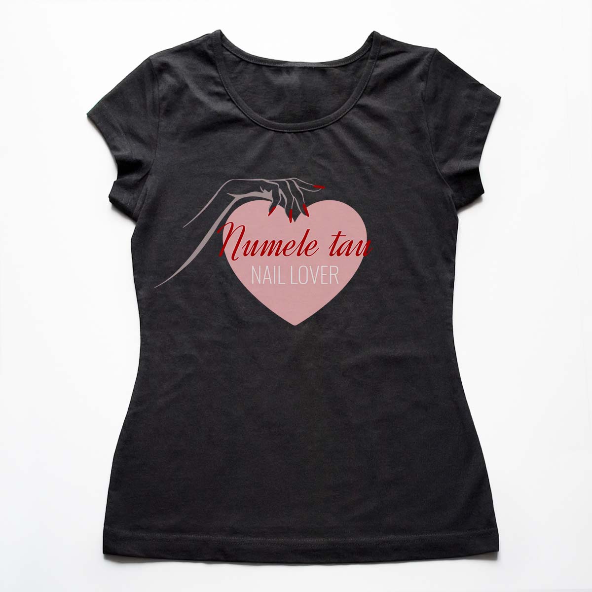 Tricouri nail art Numele tau 1