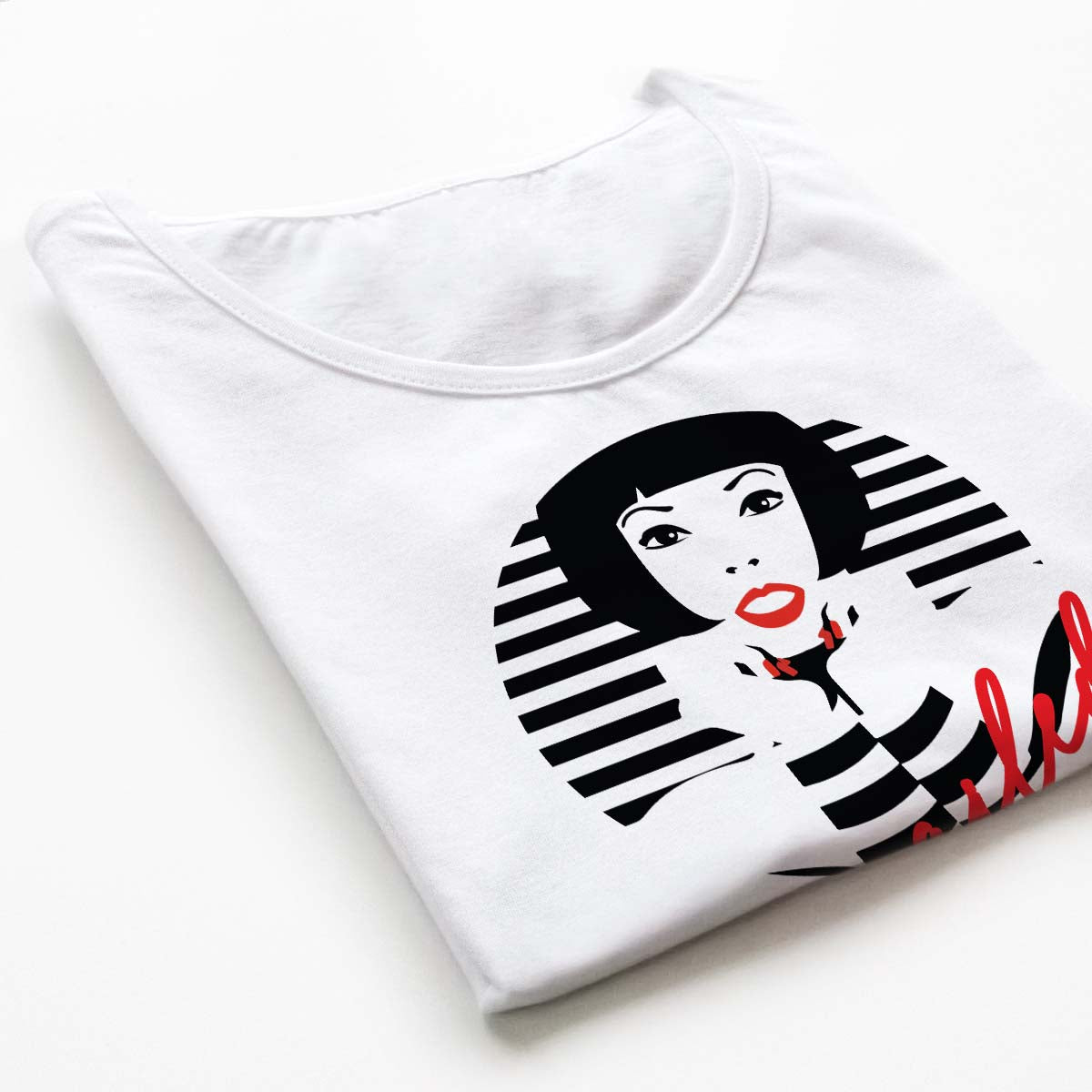 Tricouri nail art Retro 1