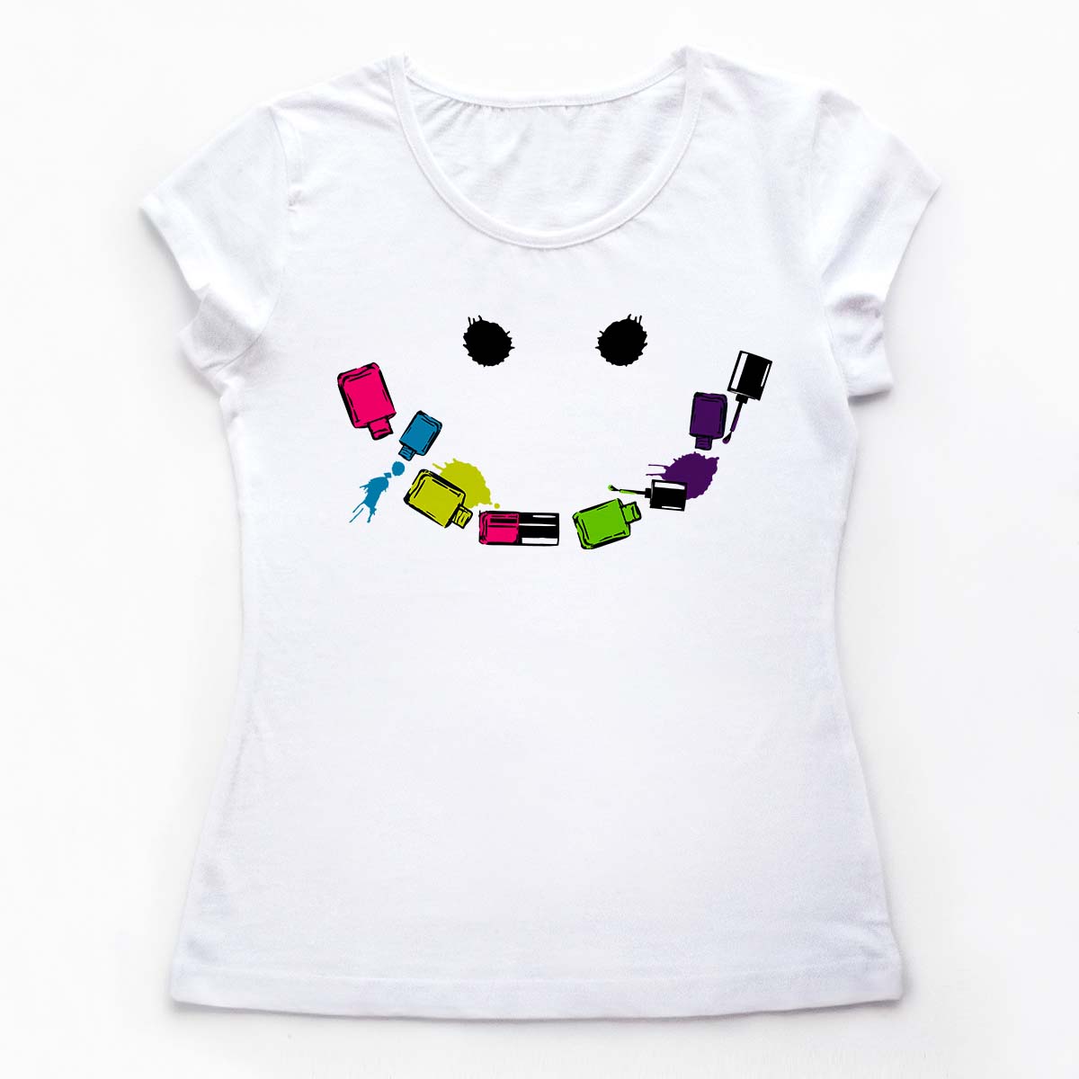 Tricouri nail art Smile 1