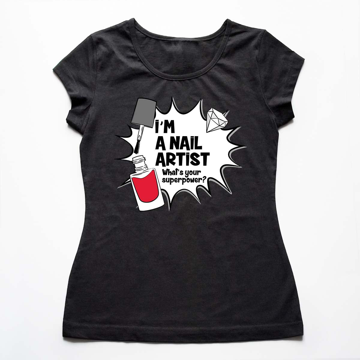 Tricouri nail art Superpower 2