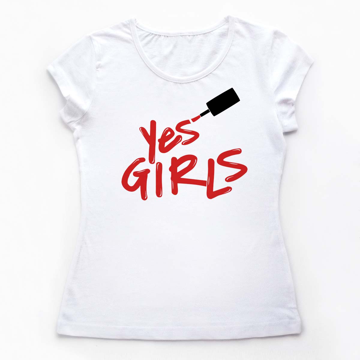 Tricouri nail art Yes Girl 1