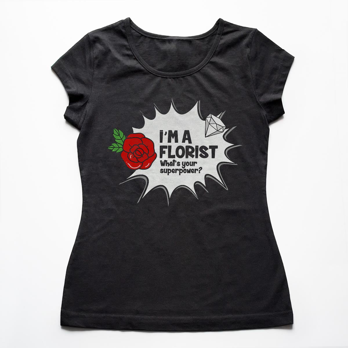 Tricouri pentru florarii Superpower 2