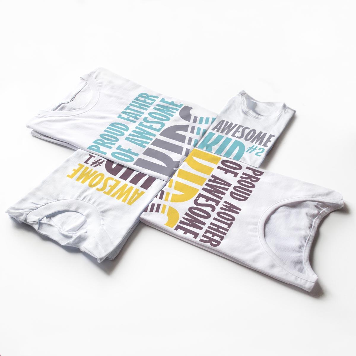 tricouri familie awesome family