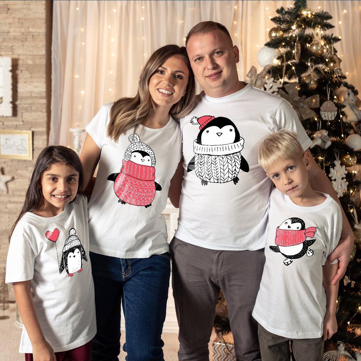 Tricouri personalizate familie - Big Arctic Family 2 10