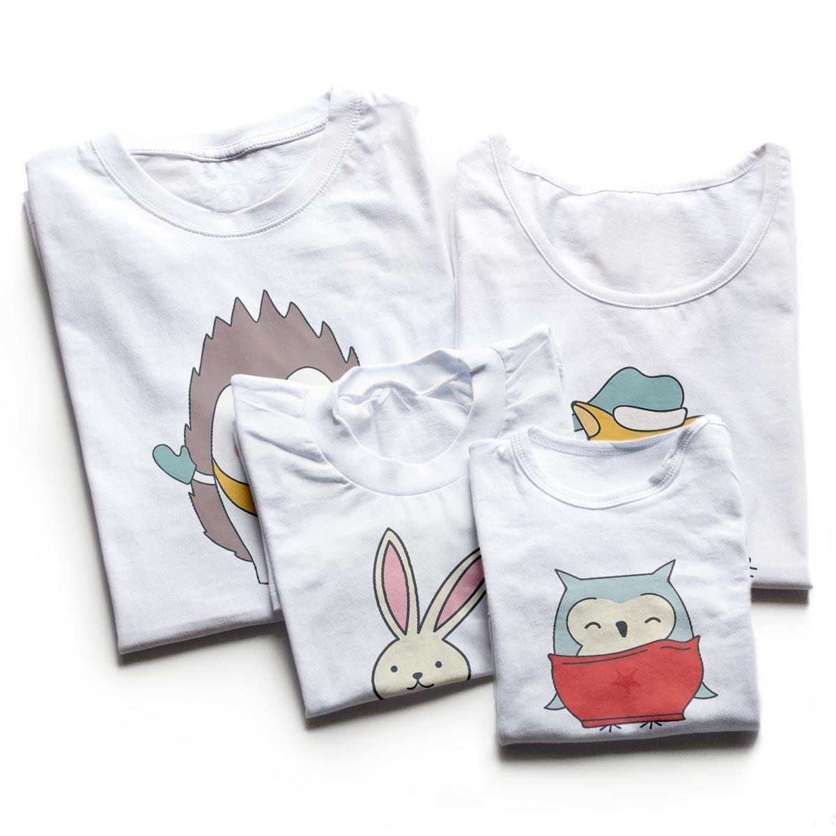 Tricouri familie big forest family