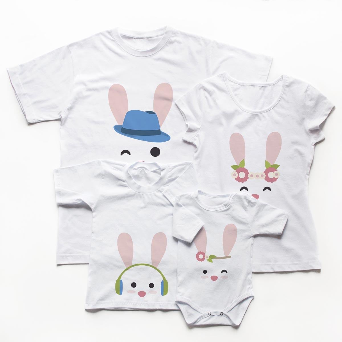 tricouri familie de iepurasi